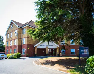 Cedars Care Home - outside view of care home