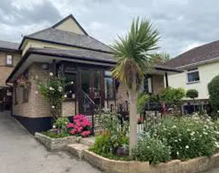 Stafford Hall - outside view of care home